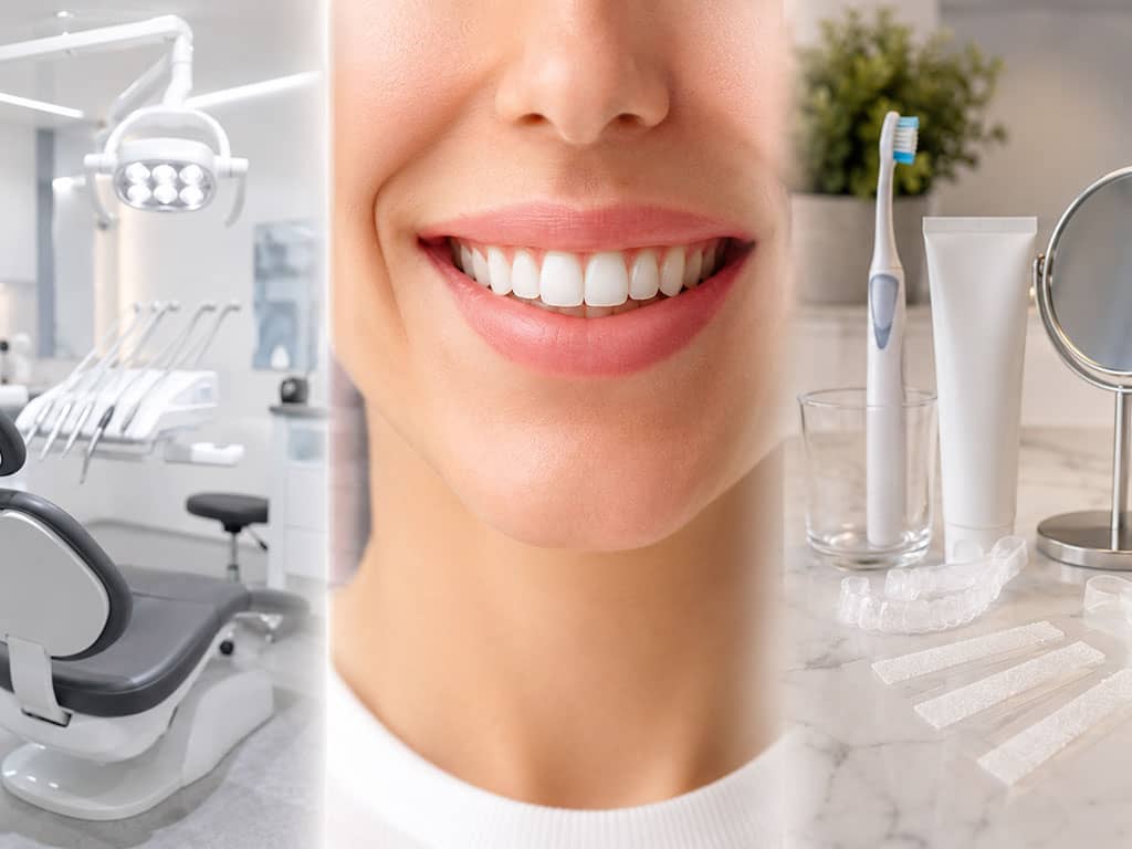 Blanchiment dentaire professionnel ou Produits Maison : que choisir ?